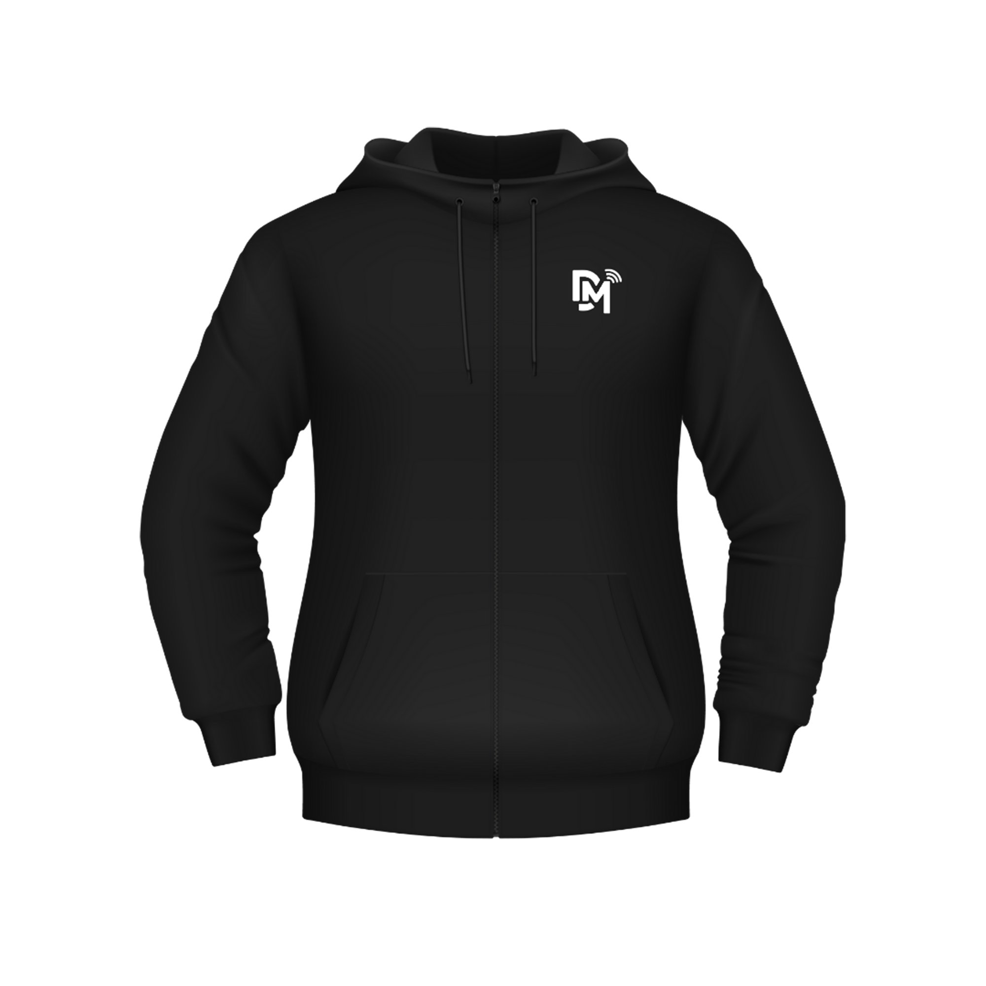 "DM" Zip Hoodie
